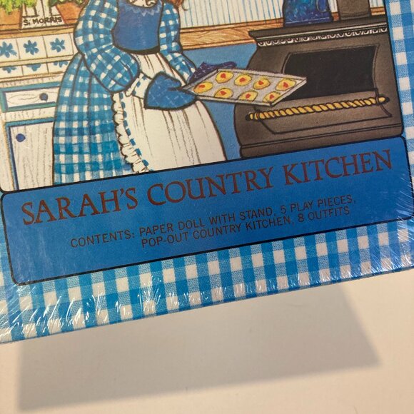 The Ginghams Paper Doll Box Set Sarah's Country Kitchen 1979 Factory Sealed - Picture 2 of 9